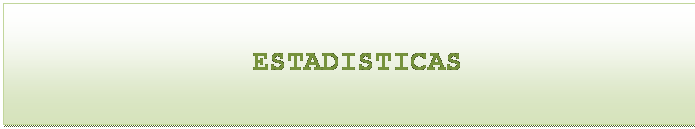 Cuadro de texto: ESTADISTICAS